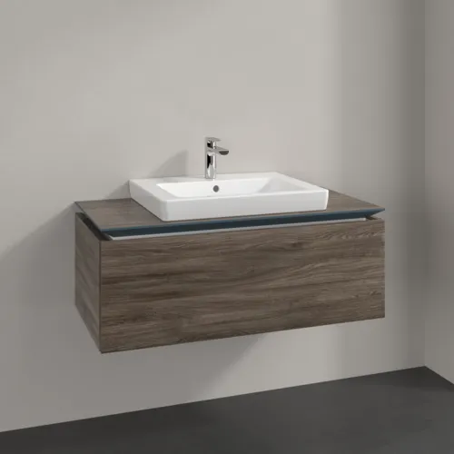 Bild von VILLEROY BOCH Legato Waschbeckenunterschrank, 1 Auszug, 1000 x 380 x 500 mm, Stone Oak / Stone Oak #B68000RK
