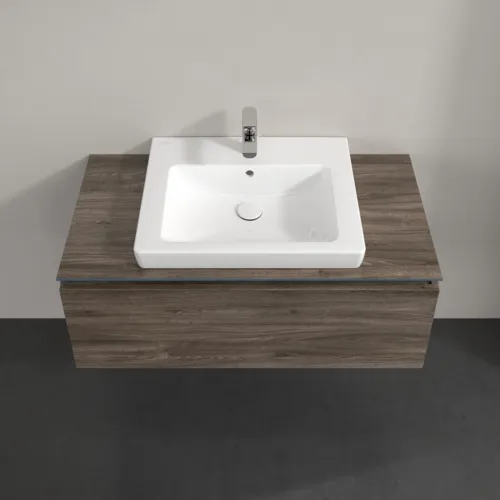 Bild von VILLEROY BOCH Legato Waschbeckenunterschrank, 1 Auszug, 1000 x 380 x 500 mm, Stone Oak / Stone Oak #B68000RK