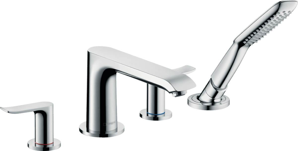 Bild von HANSGROHE Metris 4-Loch Wannenrandarmatur #31442000 - Chrom