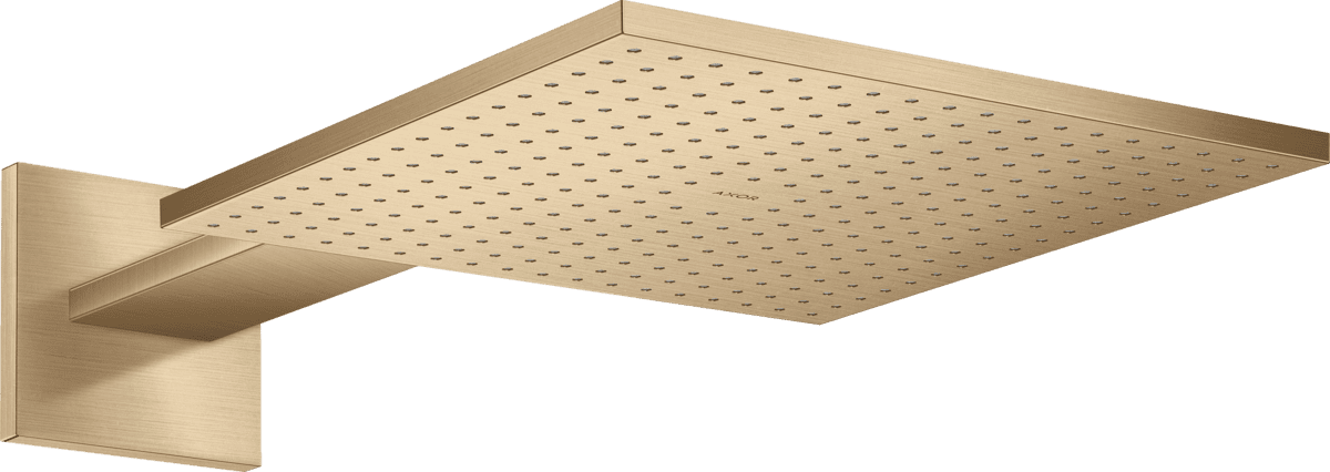 HANSGROHE AXOR ShowerSolutions Kopfbrause 300/300 2jet mit Brausearm #35318140 - Brushed Bronze