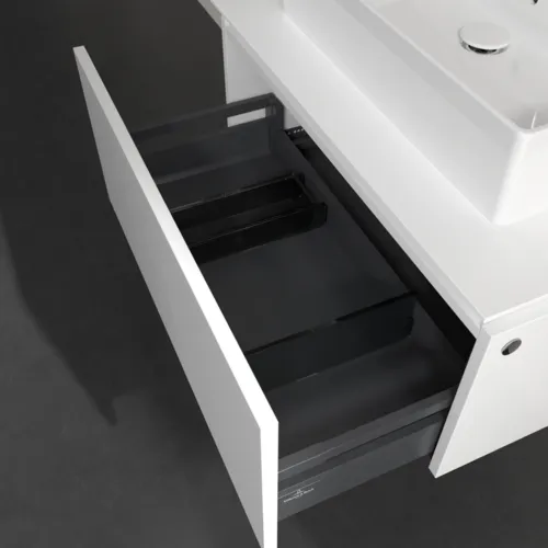 Bild von VILLEROY BOCH Legato Waschbeckenunterschrank, 1 Auszug, 800 x 380 x 500 mm, White Matt / White Matt #B60100MS