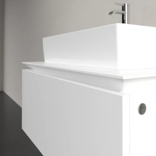 Bild von VILLEROY BOCH Legato Waschbeckenunterschrank, 1 Auszug, 800 x 380 x 500 mm, White Matt / White Matt #B60100MS