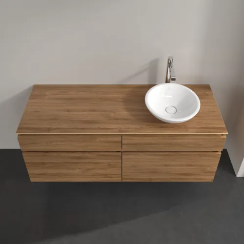 Bild von VILLEROY BOCH Legato Waschbeckenunterschrank, 4 Auszüge, 1400 x 550 x 500 mm, Kansas Oak / Kansas Oak #B59000RH