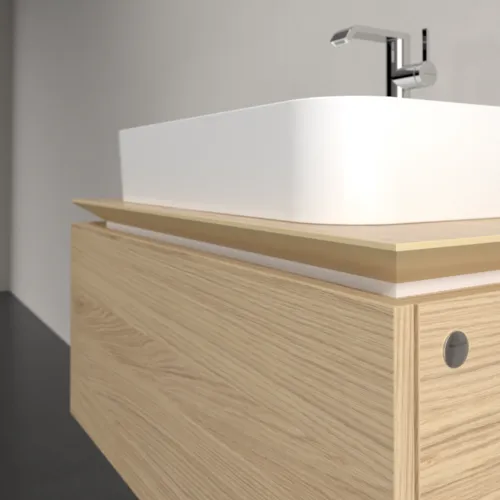 Bild von VILLEROY BOCH Legato Waschbeckenunterschrank, 1 Auszug, 800 x 380 x 500 mm, Nordic Oak / Nordic Oak #B75300VJ