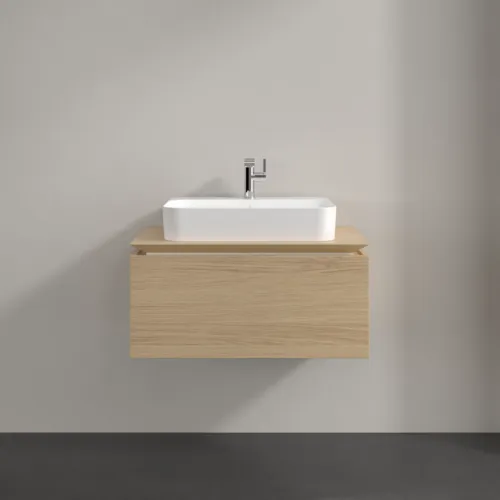 Bild von VILLEROY BOCH Legato Waschbeckenunterschrank, 1 Auszug, 800 x 380 x 500 mm, Nordic Oak / Nordic Oak #B75300VJ