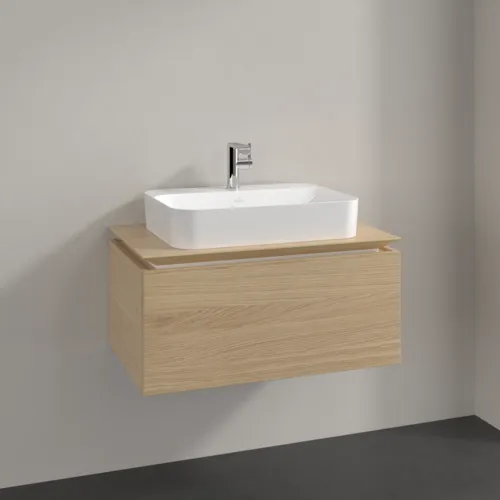 Bild von VILLEROY BOCH Legato Waschbeckenunterschrank, 1 Auszug, 800 x 380 x 500 mm, Nordic Oak / Nordic Oak #B75300VJ