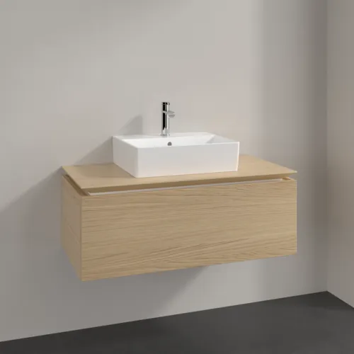 Bild von VILLEROY BOCH Legato Waschbeckenunterschrank, 1 Auszug, 1000 x 380 x 500 mm, Nordic Oak / Nordic Oak #B60300VJ