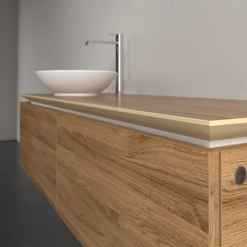 Bild von VILLEROY BOCH Legato Waschbeckenunterschrank, 2 Auszüge, 1400 x 380 x 500 mm, Kansas Oak / Kansas Oak #B58700RH