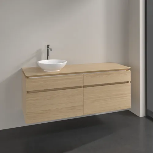Bild von VILLEROY BOCH Legato Waschbeckenunterschrank, 4 Auszüge, 1400 x 550 x 500 mm, Nordic Oak / Nordic Oak #B58800VJ