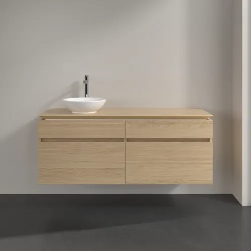 Bild von VILLEROY BOCH Legato Waschbeckenunterschrank, 4 Auszüge, 1400 x 550 x 500 mm, Nordic Oak / Nordic Oak #B58800VJ