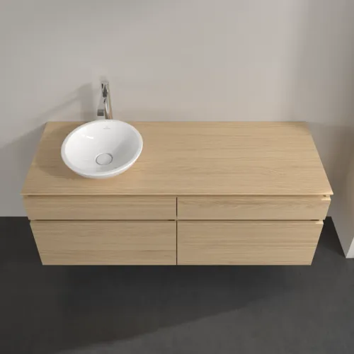 Bild von VILLEROY BOCH Legato Waschbeckenunterschrank, 4 Auszüge, 1400 x 550 x 500 mm, Nordic Oak / Nordic Oak #B58800VJ