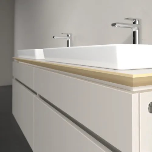 VILLEROY BOCH Legato Waschbeckenunterschrank, 4 Auszüge, 1600 x 550 x 500 mm, Soft Grey / Soft Grey #B69300VK, Bild 5