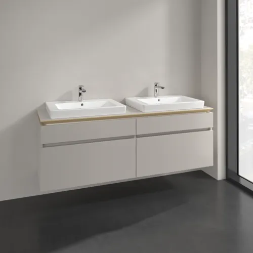 VILLEROY BOCH Legato Waschbeckenunterschrank, 4 Auszüge, 1600 x 550 x 500 mm, Soft Grey / Soft Grey #B69300VK, Bild 2
