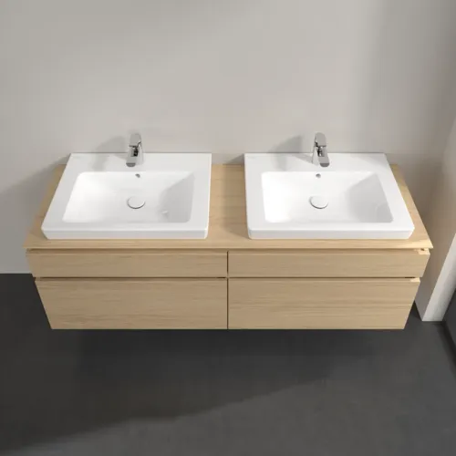 VILLEROY BOCH Legato Waschbeckenunterschrank, 4 Auszüge, 1600 x 550 x 500 mm, Nordic Oak / Nordic Oak #B69300VJ, Bild 4