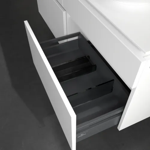 Bild von VILLEROY BOCH Legato Waschbeckenunterschrank, 4 Auszüge, 1400 x 550 x 500 mm, White Matt / White Matt #B59000MS