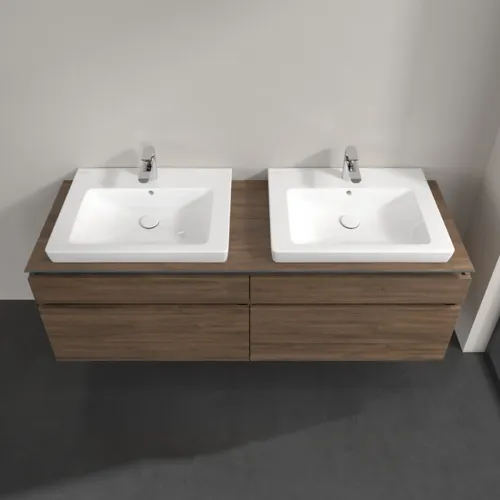 Bild von VILLEROY BOCH Legato Waschbeckenunterschrank, 4 Auszüge, 1600 x 550 x 500 mm, Arizona Oak / Arizona Oak #B69300VH