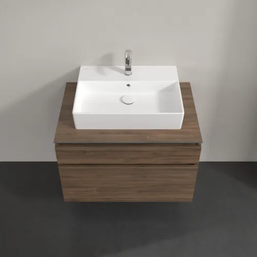 Bild von VILLEROY BOCH Legato Waschbeckenunterschrank, 2 Auszüge, 800 x 550 x 500 mm, Arizona Oak / Arizona Oak #B60200VH