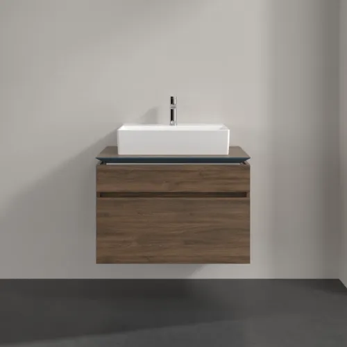 Bild von VILLEROY BOCH Legato Waschbeckenunterschrank, 2 Auszüge, 800 x 550 x 500 mm, Arizona Oak / Arizona Oak #B60200VH