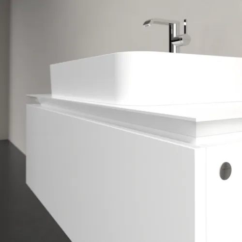 Bild von VILLEROY BOCH Legato Waschbeckenunterschrank, 1 Auszug, 1000 x 380 x 500 mm, Glossy White / Glossy White #B75500DH