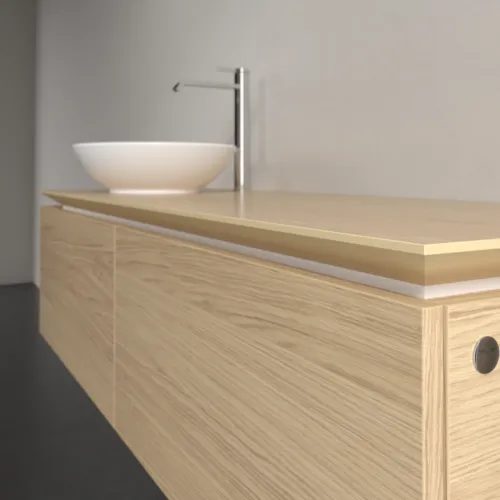 Bild von VILLEROY BOCH Legato Waschbeckenunterschrank, 2 Auszüge, 1400 x 380 x 500 mm, Nordic Oak / Nordic Oak #B58700VJ