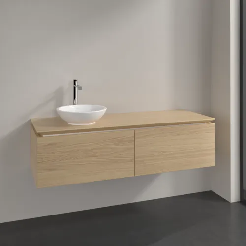 Bild von VILLEROY BOCH Legato Waschbeckenunterschrank, 2 Auszüge, 1400 x 380 x 500 mm, Nordic Oak / Nordic Oak #B58700VJ