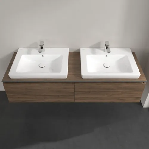 Bild von VILLEROY BOCH Legato Waschbeckenunterschrank, 2 Auszüge, 1600 x 380 x 500 mm, Arizona Oak / Arizona Oak #B69200VH