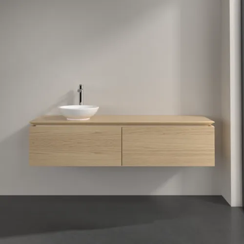 VILLEROY BOCH Legato Waschbeckenunterschrank, 2 Auszüge, 1600 x 380 x 500 mm, Nordic Oak / Nordic Oak #B59500VJ, Bild 3