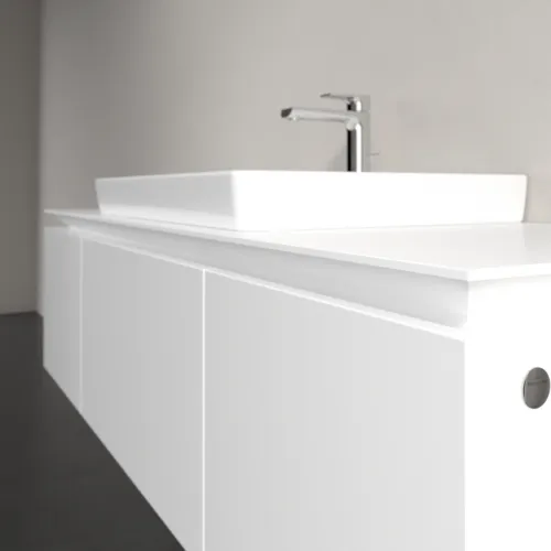 Bild von VILLEROY BOCH Legato Waschbeckenunterschrank, 3 Auszüge, 1200 x 380 x 500 mm, White Matt / White Matt #B68200MS