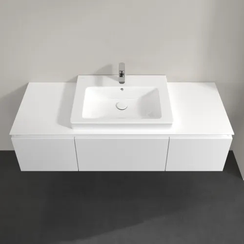 Bild von VILLEROY BOCH Legato Waschbeckenunterschrank, 3 Auszüge, 1200 x 380 x 500 mm, White Matt / White Matt #B68200MS