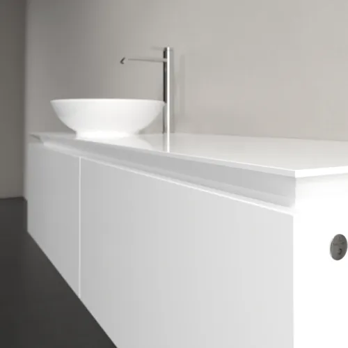 Bild von VILLEROY BOCH Legato Waschbeckenunterschrank, mit Beleuchtung, 2 Auszüge, 1400 x 380 x 500 mm, Glossy White / Glossy White #B587L0DH