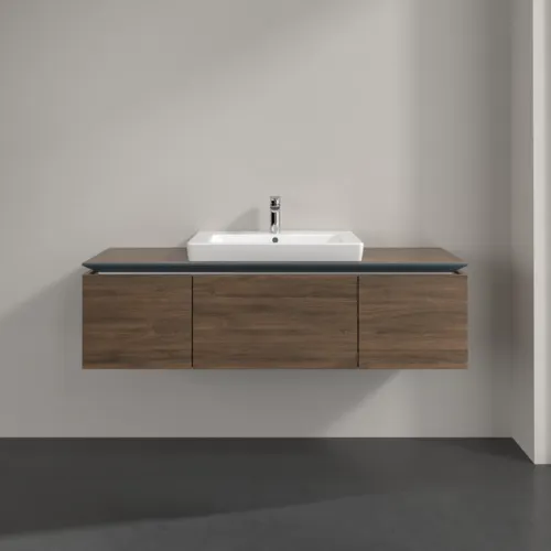 Bild von VILLEROY BOCH Legato Waschbeckenunterschrank, 3 Auszüge, 1400 x 380 x 500 mm, Arizona Oak / Arizona Oak #B68400VH