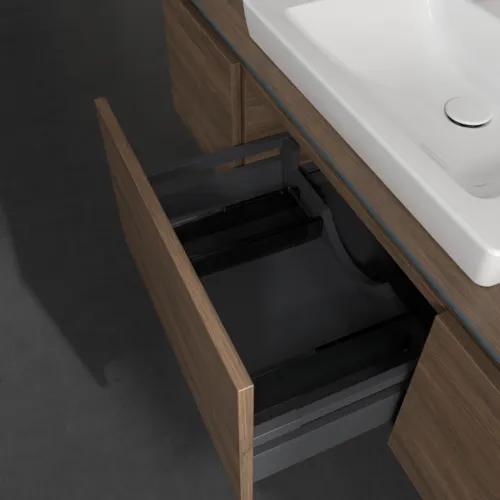 Bild von VILLEROY BOCH Legato Waschbeckenunterschrank, 3 Auszüge, 1400 x 380 x 500 mm, Arizona Oak / Arizona Oak #B68400VH