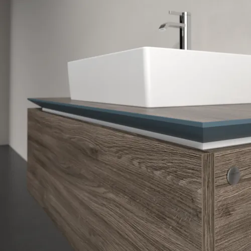 Bild von VILLEROY BOCH Legato Waschbeckenunterschrank, 1 Auszug, 1000 x 380 x 500 mm, Stone Oak / Stone Oak #B60300RK