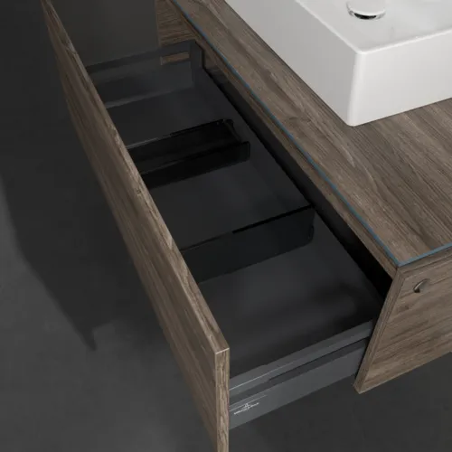 Bild von VILLEROY BOCH Legato Waschbeckenunterschrank, 1 Auszug, 1000 x 380 x 500 mm, Stone Oak / Stone Oak #B60300RK