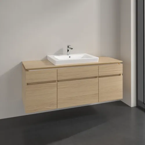 VILLEROY BOCH Legato Waschbeckenunterschrank, 5 Auszüge, 1400 x 550 x 500 mm, Nordic Oak / Nordic Oak #B68500VJ, Bild 2