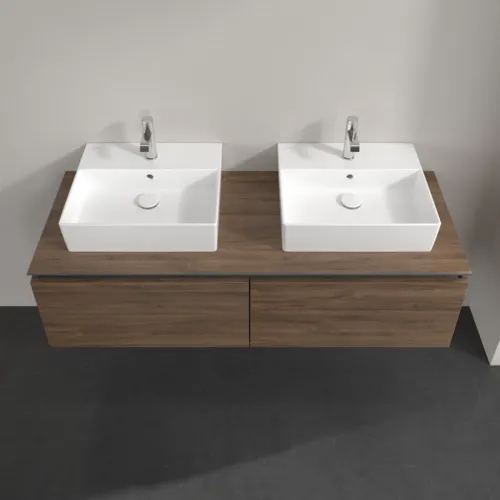 Bild von VILLEROY BOCH Legato Waschbeckenunterschrank, 2 Auszüge, 1400 x 380 x 500 mm, Arizona Oak / Arizona Oak #B66800VH