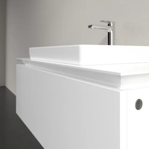 Bild von VILLEROY BOCH Legato Waschbeckenunterschrank, 1 Auszug, 1000 x 380 x 500 mm, Glossy White / Glossy White #B68000DH