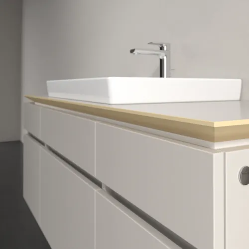 Obrázek VILLEROY BOCH Legato toaletní skříňka, 5 výsuvů, 1400 x 550 x 500 mm, Soft Grey / Soft Grey #B68500VK