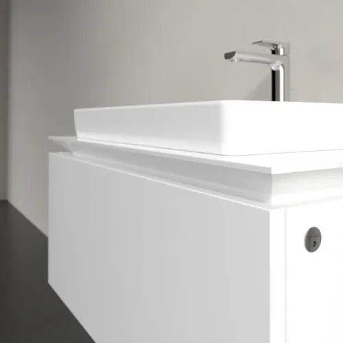 Bild von VILLEROY BOCH Legato Waschbeckenunterschrank, mit Beleuchtung, 1 Auszug, 800 x 380 x 500 mm, Glossy White / Glossy White #B678L0DH