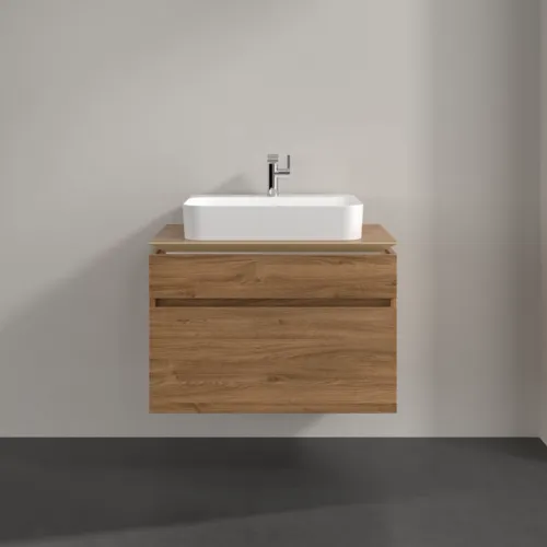 VILLEROY BOCH Legato Waschbeckenunterschrank, 2 Auszüge, 800 x 550 x 500 mm, Kansas Oak / Kansas Oak #B75400RH, Bild 3