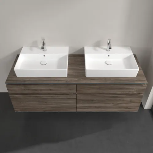 Bild von VILLEROY BOCH Legato Waschbeckenunterschrank, 4 Auszüge, 1600 x 550 x 500 mm, Stone Oak / Stone Oak #B67700RK
