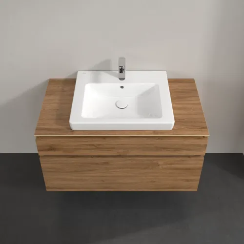 Bild von VILLEROY BOCH Legato Waschbeckenunterschrank, 2 Auszüge, 1000 x 550 x 500 mm, Kansas Oak / Kansas Oak #B68100RH