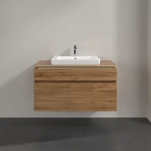 Bild von VILLEROY BOCH Legato Waschbeckenunterschrank, 2 Auszüge, 1000 x 550 x 500 mm, Kansas Oak / Kansas Oak #B68100RH