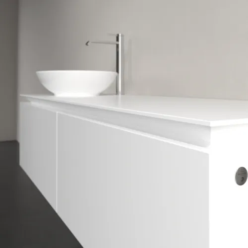 Bild von VILLEROY BOCH Legato Waschbeckenunterschrank, mit Beleuchtung, 2 Auszüge, 1400 x 380 x 500 mm, White Matt / White Matt #B587L0MS