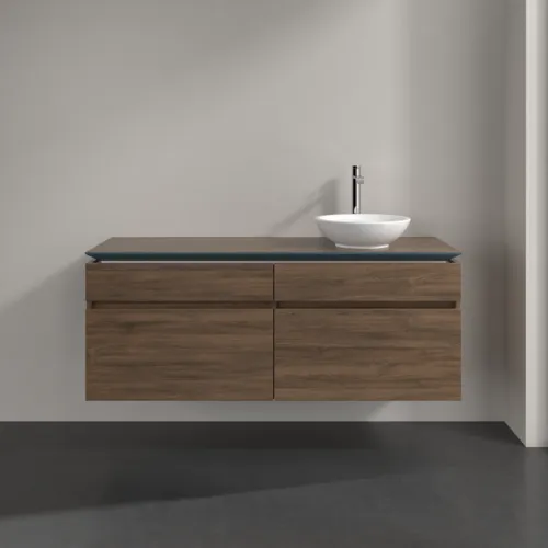 Bild von VILLEROY BOCH Legato Waschbeckenunterschrank, 4 Auszüge, 1400 x 550 x 500 mm, Arizona Oak / Arizona Oak #B59000VH