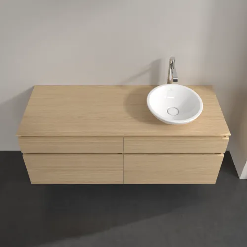 Bild von VILLEROY BOCH Legato Waschbeckenunterschrank, 4 Auszüge, 1400 x 550 x 500 mm, Nordic Oak / Nordic Oak #B59000VJ