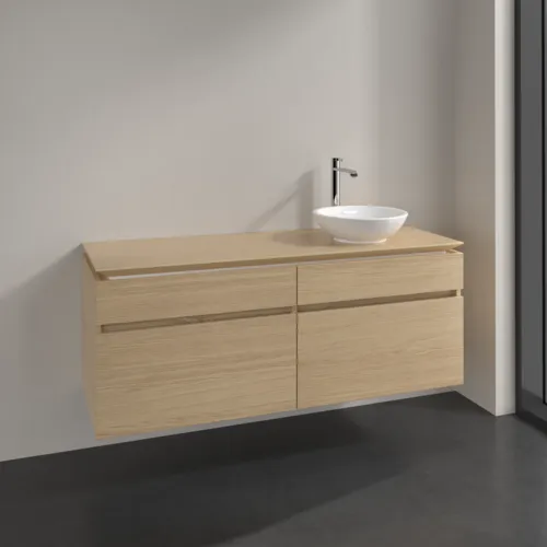 Bild von VILLEROY BOCH Legato Waschbeckenunterschrank, 4 Auszüge, 1400 x 550 x 500 mm, Nordic Oak / Nordic Oak #B59000VJ