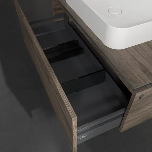 Bild von VILLEROY BOCH Legato Waschbeckenunterschrank, 1 Auszug, 1000 x 380 x 500 mm, Stone Oak / Stone Oak #B75500RK