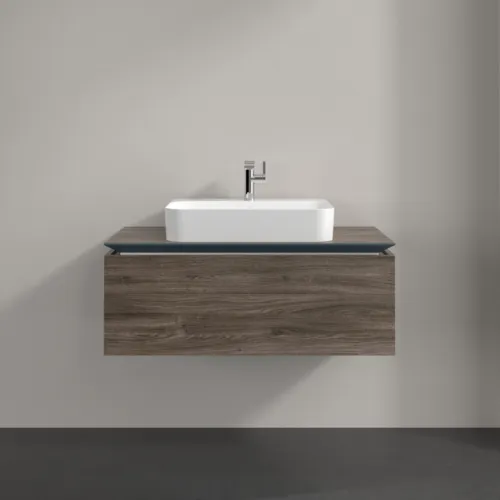 Bild von VILLEROY BOCH Legato Waschbeckenunterschrank, 1 Auszug, 1000 x 380 x 500 mm, Stone Oak / Stone Oak #B75500RK