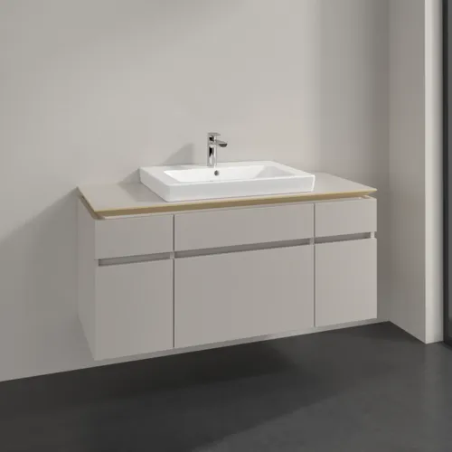 VILLEROY BOCH Legato Waschbeckenunterschrank, 5 Auszüge, 1200 x 550 x 500 mm, Soft Grey / Soft Grey #B68300VK, Bild 2
